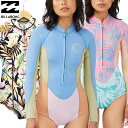 「全品5-10倍 5月1日迄」22SS レディース BILLABONG スプリングスーツ SALTY DAYZ LS SPRING BC013-881: 国内正規品/ビラボン/長袖/BC013881/ウエットスーツ/surf