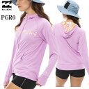 【ゆうパケット】23SS レディース BILLABONG ラッシュガード ZIP UP HOODED BD013-855: 正規品/ビラボン/長袖/BD013855/surf