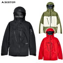 23-24 BURTON ジャケット ak457 Japan Guide GORE-TEX PRO 3L Jacket 23303101: 正規品/メンズ/スノーボードウエア/バートン/snow