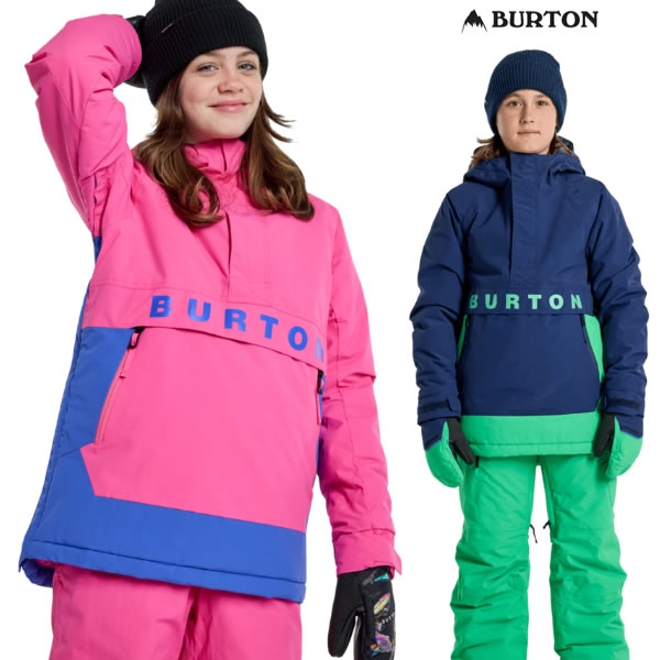 23-24 qp BURTON WPbg Kids' Frostner 2L Anorak 23364101: Ki/o[g/Xm[{[hEGA/WjA/LbY/snow