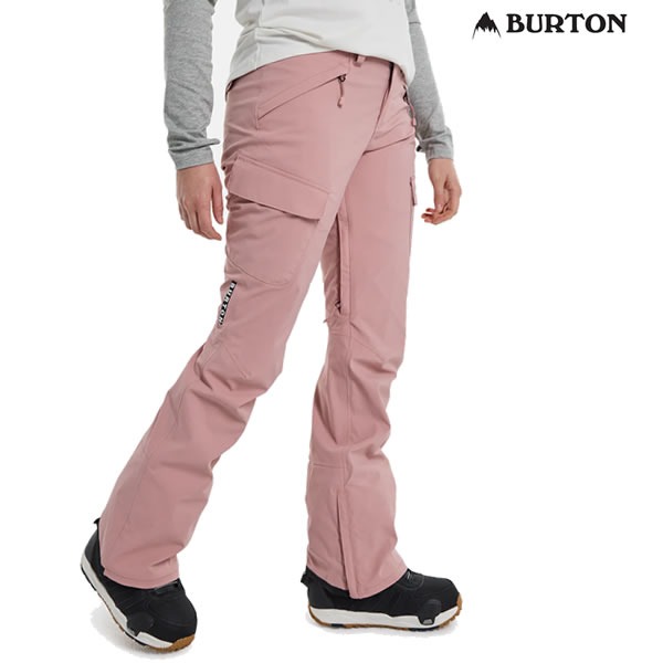 レディース BURTON パンツ Gloria GORE-TEX 2L Pants 205561 定価：　￥39,000（税抜き） 伸縮性に優れたスリムフィット。吹雪をものともしないGORE-TEX素材を使いました。 お気に入りのジーンズのようにスリムで、キレイなシルエットが特徴的なベストセラーのウィメンズ Burton GORE-TEX グロリア 2L パンツ。これ以上ないほどの防水性に加えて優れた伸縮性も備えており、カバー力と快適さに一切の妥協を許さない仕上がりになっています。GORE-TEX Stretch素材と全ての縫い目に施されたテープ加工は、防水性と透湿性の最強コンボです。さらに、腿内側にはベントを配置し、自動で内部環境をコントロールするLiving Liningも搭載。常に快適な履き心地を約束するスノーボードパンツなのです。 ピッタリとしたフィットですが、体との間に若干のスペースを残したスリムフィット 防風性、防水性、透湿性、耐久性に優れたGORE-TEX 2レイヤー ナイロンツイル素材幅広いアウトドアアクティビティで暖かくドライに身を守る多用途アイテム / GUARANTEED TO KEEP YOU DRYのGORE-TEX素材 中程度の運動量のアクティビティに適した透湿性を備え、適度な蒸散コントロールによる速乾性の快適な着心地に加えて、GORE-TEXメンブレンが信頼性の高いウェザープルーフ。透湿性を高めるベント付きで暖かい日の短く運動量の高いアクティビティに最適 快適な高めのハイライズ、ダブついたり肌が露出したりしない人間工学に基づいたフィット メッシュライナーが付いた腿のベント マイクロフリースライナーのハンドウォーマーポケット / バックのベルクロポケット / ベルクロカーゴポケット / ジップ付き腿ポケット XS:　胸囲81-84　ウエスト61-66　ヒップ86-91　 S:　胸囲86-89　ウエスト66-71　ヒップ91-97　 M:　胸囲91-94　ウエスト71-76　ヒップ97-102　 L:　胸囲97-100　ウエスト76-84　ヒップ102-108　 ※大体の目安です。 ◆予めご了承下さいませ◆ 在庫システムのデータ反映タイムラグ等により、まれにご注文商品が欠品している場合がございます。 お使いのパソコンやモニターの環境により、色に違いが 出ることがあります。