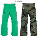 「全品10倍 7月2日08時迄」23-24 子供用 BURTON パンツ Boys’ Exile Cargo Pant 11589108: 正規品/バートン/スノーボードウエア/ジュニア/キッズ/snow