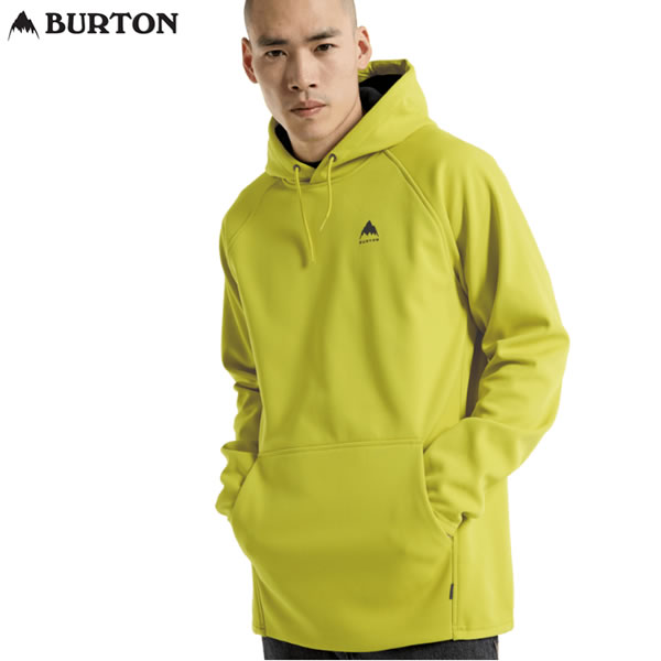 BURTON 撥水パーカー Men's Burton Crown Weatherproof Pullover Fleece 220241 定価：　￥13,000（税抜き） 怪しい雲行きをものともしない万能フリース。 メンズ バートン クラウン ウェザープルーフ プルオーバー フリースは、ウェットな天気でも安心できる1着です。厚手のフリースはとても温かく、山でのレイヤリングに十分過ぎる耐候性を備え、街ブラにもマッチするカジュアルなルックスになっています。カンガルーハンドウォーマーポケットのなかにはジップポケットを備え、スマホなどの大事なものをしっかり収納します。 ちょうど良いシルエットのレギュラーフィット 柔らかくて肌触りの良いDRYRIDE Mist-Defy撥水ボンデッドフリース素材 bluesignの認証を受けた素材は、安全な化学薬品のみを使用し、製造工程における資源の保全、消費者や製造者の安全、空気と排水の清潔さなどの最高基準をクリアしています 保温性を高めるフリース素材の裏地 バックネックの強化ストレッチテープ 調節可能なフード ラグランスリーブ ストレッチバインディングの袖口、裾 / 袖のズレを防ぐサムループ ジップポケット付きカンガルーハンドウォーマーポケット 内側のヘッドホンケーブルポート付きメディアポケット XSサイズ: 着丈 66cm、肩幅 31.8cm、身幅 48.3cm、袖丈 、裄丈 82.6cm Sサイズ: 着丈 67.3cm、肩幅 33cm、身幅 50.8cm、袖丈 、裄丈 84.5cm Mサイズ: 着丈 68.6cm、肩幅 34.3cm、身幅 53.3cm、袖丈 、裄丈 86.4cm Lサイズ: 着丈 70.5cm、肩幅 35.9cm、身幅 56.5cm、袖丈 、裄丈 88.3cm XLサイズ: 着丈 72.4cm、肩幅 37.8cm、身幅 60.3cm、袖丈 、裄丈 89.5cm 製品によって多少の誤差がある場合があります。 ◆予めご了承下さいませ◆ 在庫システムのデータ反映タイムラグ等により、まれにご注文商品が欠品している場合がございます。 お使いのパソコンやモニターの環境により、色に違いが 出ることがあります。