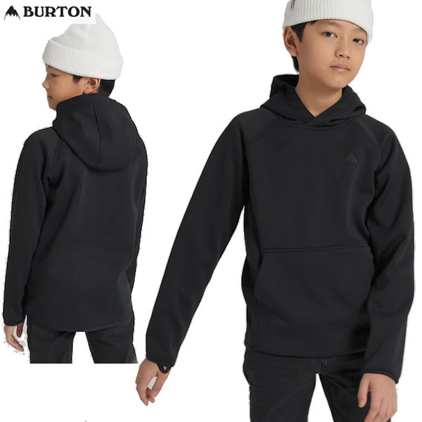 24-25 子供用 BURTON 撥水パーカー Crown Weatherproof Pullover Fleece 22122100: 正規品/バートン/スノーボード/キッズ/ジュニア/スノボ/snow