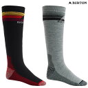 「全品5-15倍 11月6日08時迄」23-24 BURTON ソックス EMBLEM MDWT Sock 10068105: 正規品/メンズ/スノーボードウエア/バートン/スノボ/snow