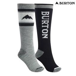 「全品5-10倍 5月1日迄」23-24 レディース BURTON ソックス2足セット Women's Weekend Midweight Sock 14925104: 正規品/スノーボード/バートン/スノボ/snow