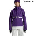 「全品5-10倍 6月02日08時迄」24-25 レディース BURTON ジャケット Women's FROSTNER ANORAK Jacket 23360102: 正規品/スノーボードウエア/バートン/snow