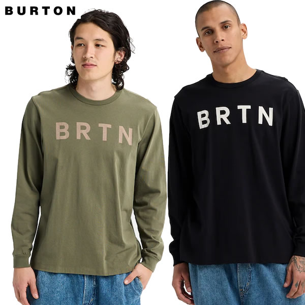 【ゆうパケット】25-26 BURTON Tシャツ 2274411 BRTN Long Sleeve T: 正規品/バートン/スノーボード/長..