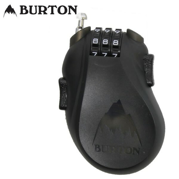 「全品5-10倍 27日08時迄」【ゆうパケット】24-25 BURTON ケーブルロック Cable Lock 10802102: Translucent Black 正規品/カギ/鍵/ワイヤー/バートン/スノーボード/snow/スノボ