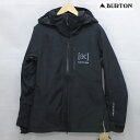 レディース BURTON ジャケット Women's [ak] GORE-TEX Embark Jacket 1001010 定価　￥69,000（税抜き） 真冬のパウダーターンから春のスラッシュまで、GORE-TEXファブリクスのテクノロジーと類を見ない多様性で、シーズンを通してあらゆるコンディションに対応。 GORE-TEX 2レイヤーのクロス染めポリエステル素材とストレッチナイロンツイル素材 PrimaLoftシルバーインサレーション（全体に60g） Living Lining搭載タフタ、クローズドセルメッシュのライナー、ストレッチパネル 全ての縫い目にGORE-SEAMテープ加工 メッシュライナーが付いた脇のベント YKK耐水ジップ Cohaesiveシステムで調節可能なドロップ構造のStormFormフード 胸のジップポケットと袖のパスポケット ヘッドホンケーブルポート付きデバイス用サーモポケット マイクロフリースライナーのジップハンドウォーマーポケット ダンプポケット bluesignプロダクトは、一部のカラーのみになります。 パワーメッシュリストゲーター 2ウェイジップのフロント リフレクターのディテール 成型された袖口 ジップで取外し可能な人間工学的撥水ストレッチウエストゲーター ジャケットとパンツをつなぐインターフェイス [ak]?ウーメンズジャケット共通の特長 XS:　胸囲81-84　ウエスト64-66　ヒップ89-91　 S:　胸囲86-89　ウエスト69-71　ヒップ94-97 M:　胸囲91-94　ウエスト74-76　ヒップ99-102 L:　胸囲97-100　ウエスト79-83　ヒップ104-108 ※大体の目安です。 ◆予めご了承下さいませ◆ 在庫システムのデータ反映タイムラグ等により、まれにご注文商品が欠品している場合がございます。 お使いのパソコンやモニターの環境により、色に違いが 出ることがあります。