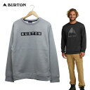 23-24 BURTON クルーフリース Men's Oak Crew 17353108: 正規品/バートン/メンズ/スノーボード/ウエア/トレーナー/スノボ/...