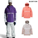 24-25 BURTON ジャケット Frostner Anorak 21470104: 正規品/メンズ/スノーボードウエア/バートン/snow