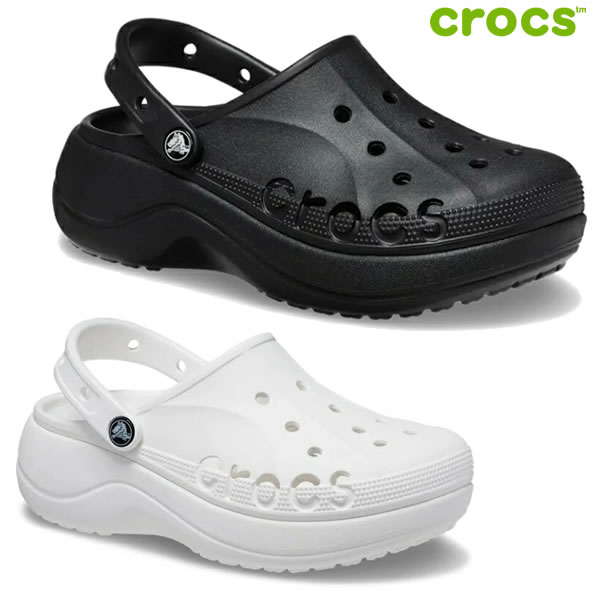 レディース CROCS サンダル Baya Platform Clog 208186: 正規品/クロックス/cat-fs