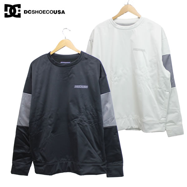 「全品5-10倍 21日08時迄」23-24 DC SHOES クルースウェット DC SNOW CREWNECK DPO233905: 正規品/メンズ/スノーボードウエア/トレーナー/スノボ/snow