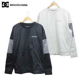 「全品5-10倍 22日08時迄」23-24 DC SHOES クルースウェット DC SNOW CREWNECK DPO233905: 正規品/メンズ/スノーボードウエア/トレーナー/スノボ/snow