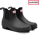 「全品5-10倍 5月1日迄」HUNTER レディース 【BLKのみ】Women's Original Chelsea Boots WFS2078RMA: 正規品/ハンター/チェルシー/レインブーツ/サイドゴア/cat-fs