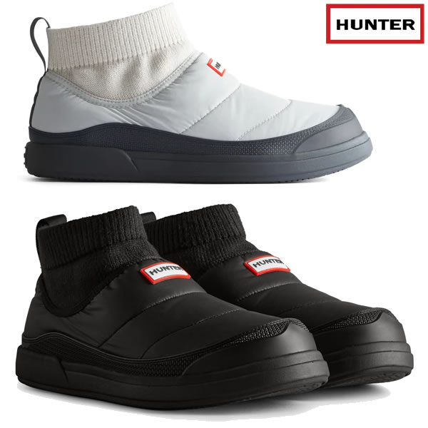HUNTER メンズブーツ In/Out Insulated Knitted Cuff Slipper Boot MFS9002REN: 国内正規品/長靴/シューズ/ハンター