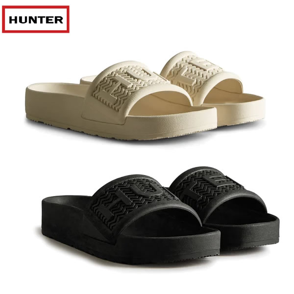 レディース HUNTER シャワーサンダル womens bloom algae foam hunter slide WFD4031EVA: 正規品/ハンター/cat-fs