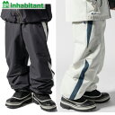 24-25 INHABITANT パンツ SIDE LINE SNOW PANTS ism24ob50: 正規品/インハビタント/メンズ/スノーボードウエア/ス...