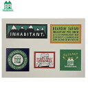 【ゆうパケット】INHABITANT ステッカーパック PUBLIC LOGO STICKER ISM22AC05: 正規品/インハビタント/snow