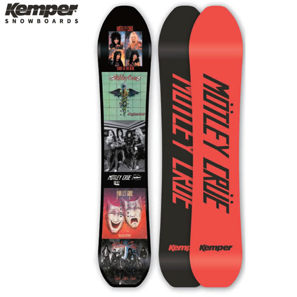 22-23 KEMPER スノーボード FREESTYLE MOTLEY CRUE: 国内正規品/メンズ/ケンパー/スノボ/板/snow