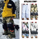 【予約商品】25-26 MOUNTAIN ROCK STAR パンツ PARACHUTE PANTS: 正規品/ユニセックス/スノーボードウエア/マウンテンロッ...