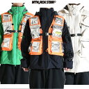 MOUNTAIN ROCK STAR ジャケット HARUMAKI Jacket Vest Type 定価：　￥58,000 (税抜き) アレンジのバリエーションを楽しめるベストタイプ！ メンズ＆レディース（ユニセックス）モデル 常に進化を遂げていくMRSを代表するHARUMAKIジャケット。 SDGs(持続可能な開発目標)17の目標の1つ12「つくる責任、使う責任」を考え、難しい問題はたくさんありますが、「まずできること」としてより長く使用できるWEARをテーマにCARVINGでとても消耗する袖に、取り外し可能なとても丈夫なFABRICを採用したデタッチャブルカフベルト、裾のサイドに交換可能な脱着タイプのプロテクションFABRICをつけました。 生地にはPREVEN-TEC.リサイクルFABRICを使用、耐水圧20,000mm、透湿性〜12,000g、生地表面には超撥水加工を施し、水弾きを更に向上させています。 また、3layer生地の内側にあたるLINING生地には通常のトリコットではなく引き裂け強度の高いマス目状の生地を張り合わせているので薄手で軽いのにとても丈夫です。 その他、可能な箇所にYKK NATULON(ケミカルリサイクルによる再生ポリエステル原料を使用したリサイクルファスナー)を使用しています。 MRSを代表するHARUMAKIジャケットは、アイディアの詰まった最新の機能を多数、搭載しているフラッグシップモデルです。 S〜XLサイズまでの展開で、UNISEXとしての対応となります。 RECCO デタッチャブルメッシュベスト パスケース IDポケット CAMP CAP HOOD ベンチレーション ウエストアジャスター パウダーガード（ZIPパンツコネクト） 3レイヤー ※パンツは付属しません。 サイズ S:　着丈72 身幅63 身長〜163　体重〜50kg　 M:　着丈74 身幅66 身長160〜170　体重50〜65kg L:　着丈76 身幅69 身長165〜175　体重65〜75kg XL: 　着丈78 身幅71　身長175〜　体重75kg〜 ※商品毎に若干誤差があります。 ◆予めご了承下さいませ◆ 在庫システムのデータ反映タイムラグ等により、まれにご注文商品が欠品している場合がございます。 お使いのパソコンやモニターの環境により、色に違いが 出ることがあります。