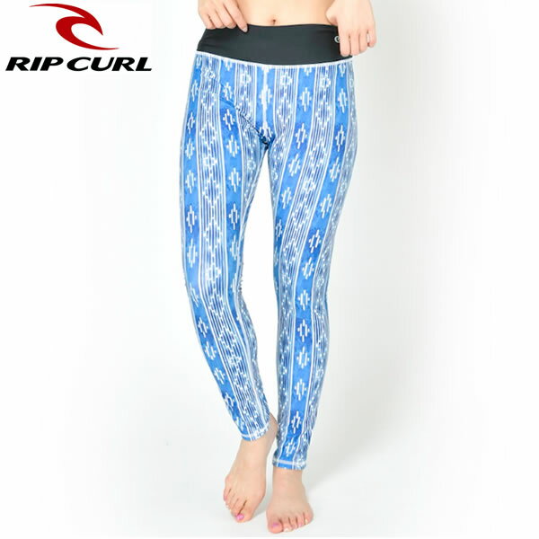 「全品5-10倍 6月3日08時迄」【ゆうパケット】19SP レディース RIP CURL ラッシュレギンス SURF ACTIVE LEGGING t03-846:　blu 国内正規品/リップカール/t03846/トレンカ/surf