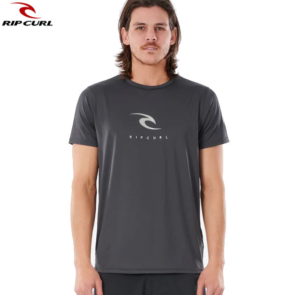 全品10倍 11日02時迄 【ゆうパケット】23SS RIP CURL ラッシュガードTシャツ ICONS UV wly3lm: 正規品/メンズ/リップカール/半袖/surf