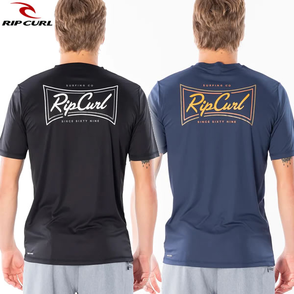 【ゆうパケット】23SS RIP CURL ラッシュガードTシャツ COMMANDER UVT wlyy6m: 正規品/メンズ/リップカール/半袖