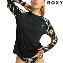 【ゆうパケット】25SS ROXY ラッシュガード LS LYCRA GRJWR03038: 正規品/レディース/ロキシー/長袖/フィットネス/surf