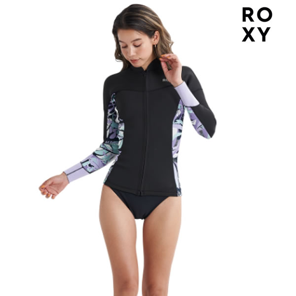 「全品5-10倍 16日08時迄」24SS ROXY タッパー 2.0 SWELL SERIES FZ LS JKT RWT241703: 正規品/ロキシー/ウェットスーツ/ウォータージャケット/レディース/surf 1