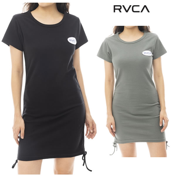 「全品10-16倍 11日02時迄」【ゆうパケット】24SS レディース RVCA Tシャツ ドレス RVCA BORDER TEE OP BE043-501: 正規品/ルーカ/BE043501/半袖/cat-fs
