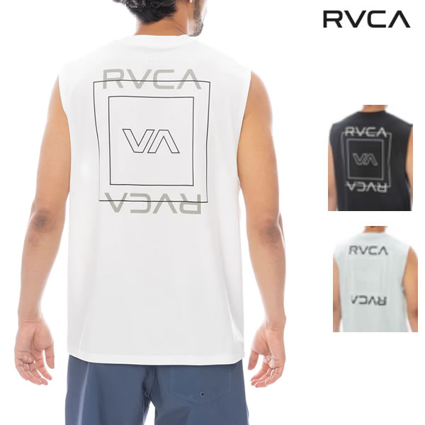 【ゆうパケット】25SS RVCA ラッシュガードタンク BF041-879 ILL ESCAPE SQUARE SFTT: 正規品/ルーカ/ルカ/メンズ/タンクトップ/BF041879 /surf