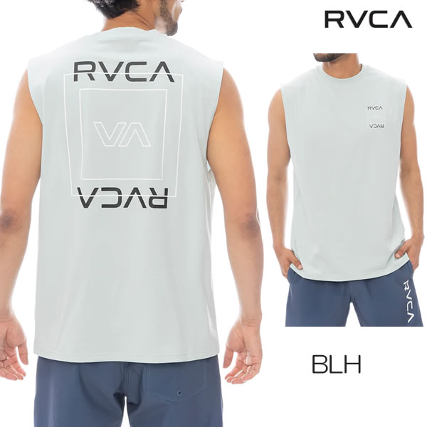 【ゆうパケット】25SS RVCA ラッシュガードタンク BF041-879 ILL ESCAPE SQUARE SFTT: 正規品/ルーカ/ルカ/メンズ/タンクトップ/BF041879 /surf