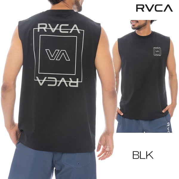 【ゆうパケット】25SS RVCA ラッシュガードタンク BF041-879 ILL ESCAPE SQUARE SFTT: 正規品/ルーカ/ルカ/メンズ/タンクトップ/BF041879 /surf