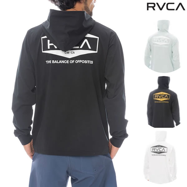 【ゆうパケット】25SS RVCA ラッシュガード BF041-875 ILL RVCA HEX BOX SFHD: 正規品/ルーカ/ルカ/メ..