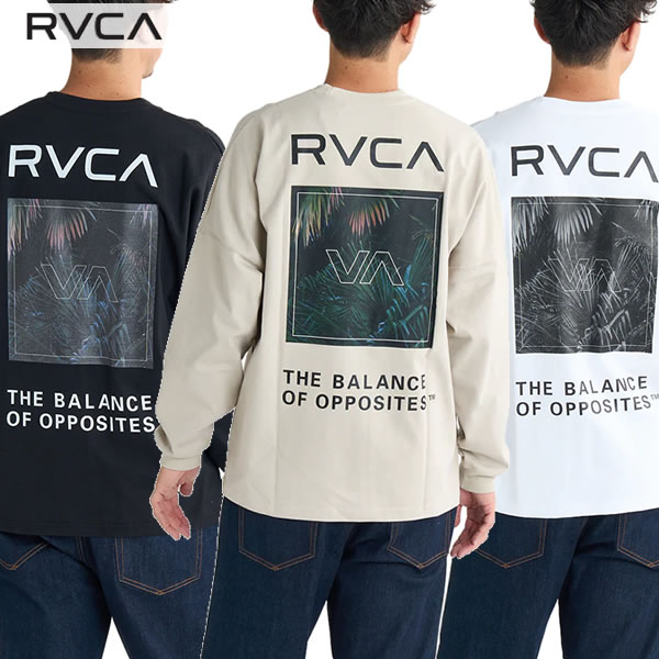Rakuten - 25SS RVCA Tシャツ BF041-153 PALM BOX LT: 正規品/ルーカ/ルカ/メンズ/長袖/BF041153