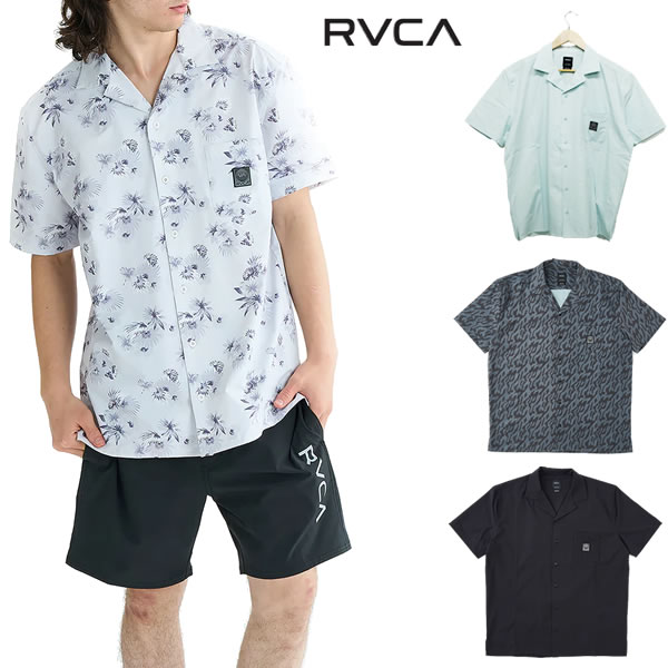 「全品5-10倍 19日13時-23日08時迄」25SS RVCA シャツ BF04A-122 BL