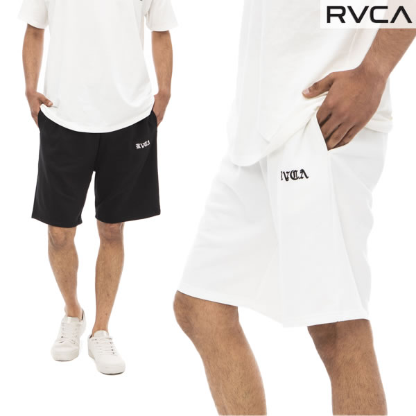 22SS RVCA スウェットショーツ OE SMALL RVCA SHORTS BC041-650: 正規品/ルーカ/ メンズ/BC041650/ハーフパンツ/cat-fs