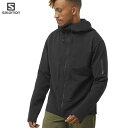 「全品5-10倍 5月1日迄」23SS SALOMON ジャケット OUTPEAK SOFTSHELL: 正規品/サロモン/メンズ/アウトドア/outdoor