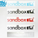 【ゆうパケット】SANDBOX ステッカー 10