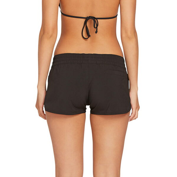 【ゆうパケット】21SU レディース VOLCOM ボードショーツ Simply Solid 2 o0811701: blk 国内正規品/ボルコム/サーフトランクス /surf
