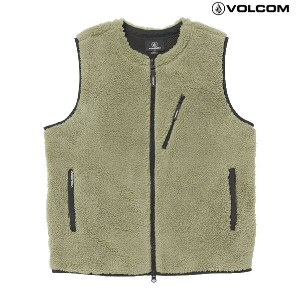 「全品5-15倍 27日08時迄」23FW VOLCOM フリースベスト ARCHSTONE VEST A1842301 : 国内正規品/メンズ/ボルコム/cat-fs