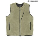 「全品5-10倍 5月1日迄」23FW VOLCOM フリースベスト ARCHSTONE VEST A1842301 : 国内正規品/メンズ/ボルコム/cat-fs