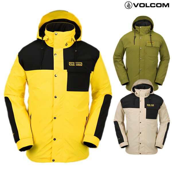 23-24 VOLCOM WPbg LONGO GORE-TEX JACKET G0652404: Ki/{R/Y/Xm[{[hEGA/Xm{/snow