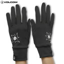 【ゆうパケット】24-25 VOLCOM インナーグローブ JP INNER GLOVE J68524JA: 正規品/メンズ/スノーボード/ボルコム/スノボ/s...