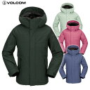 24-25 子供用 VOLCOM ジャケット GIRLS' MIIINTY INS JACKET N0452500: 正規品/ジュニア/キッズ/ボルコム/スノー...
