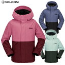「全品5-10倍 26日08時迄」24-25 子供用 VOLCOM ジャケット GIRLS' SASS'N'FRAS INS JACKET N0452501: 正規品/ジュニア/キッズ/ボルコム/スノーボードウエア/スノボ/snow