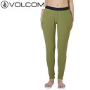 「全品5-10倍 5月1日迄」【ゆうパケット】19SP レディース VOLCOM ラッシュレギンス VOL ACTIVE MESH JOGGER o60119jb: mil 国内正規品/ボルコム/surf